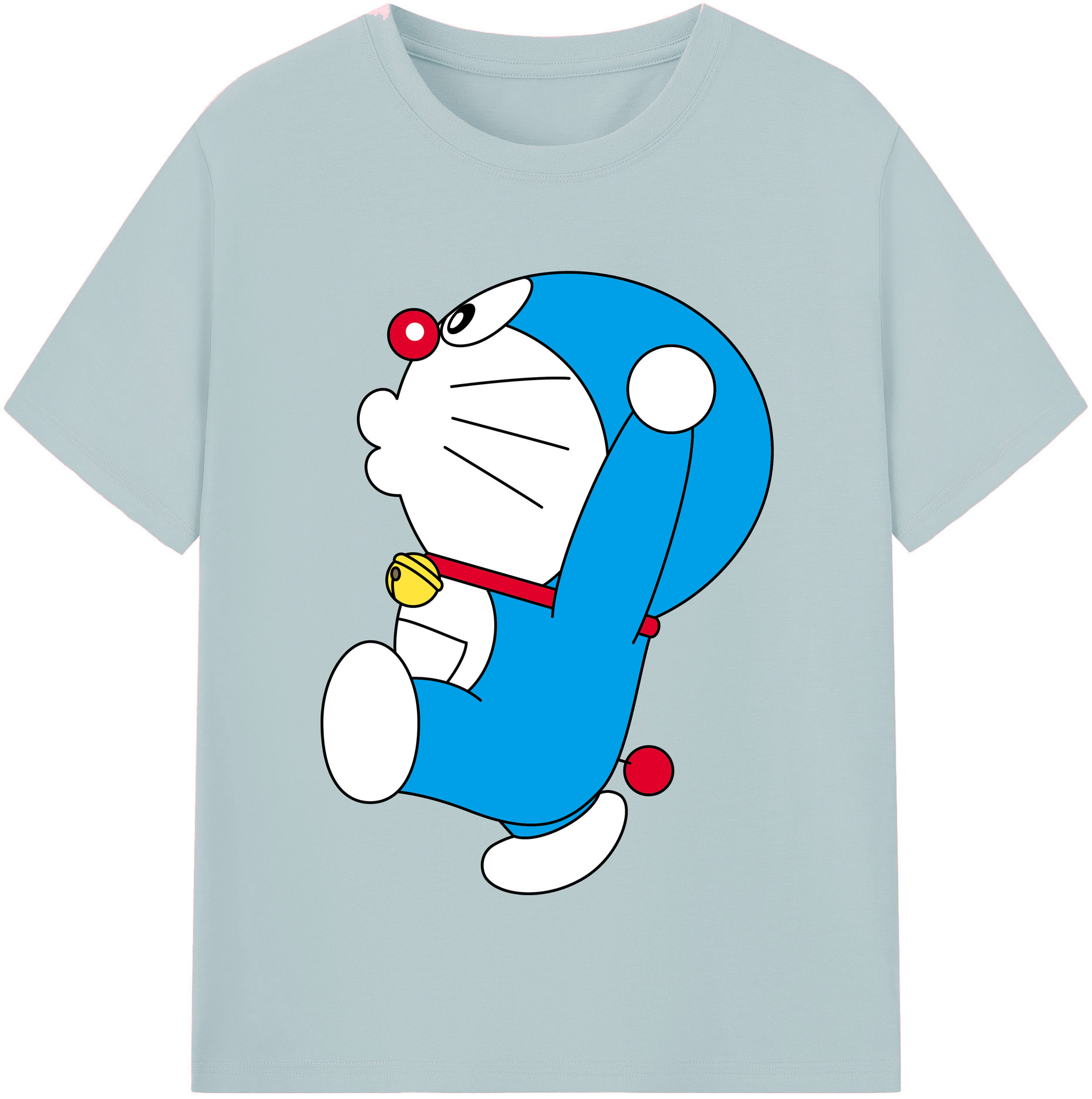 （画像用） ドラえもん Doraemon 綿100％半袖Tシャツ（フロントプリント）
